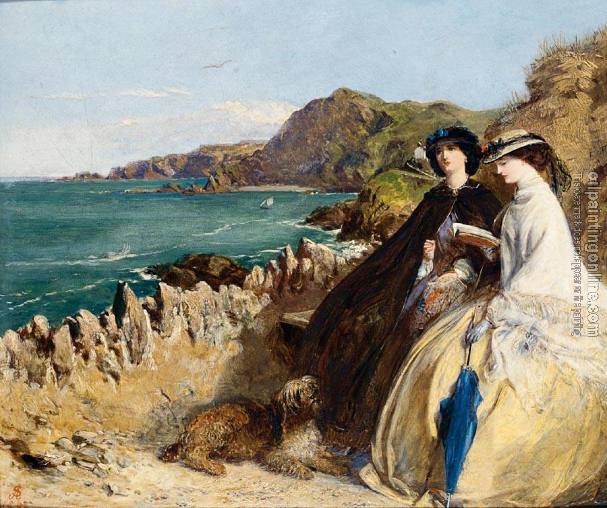 Solomon, Abraham - By the Seaside